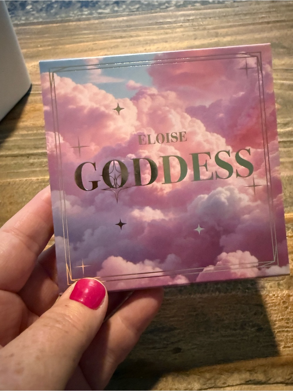 Eloise Goddess Eyeshadow Palette — Pink Cloud Shades with Shimmer